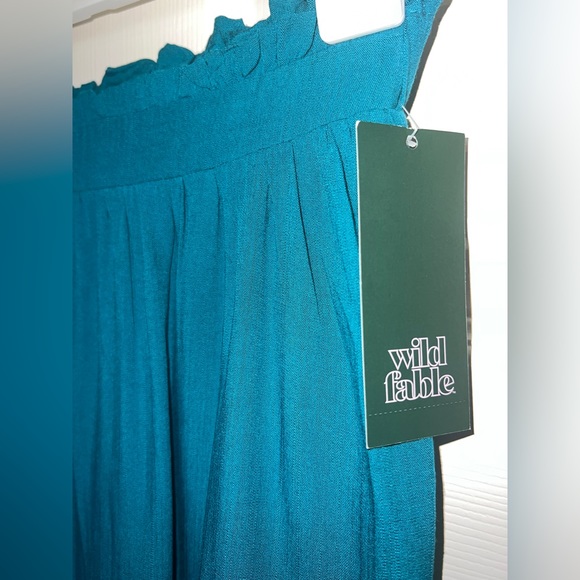 ☀️ NWT! Teal Summer Ruffle Shorts - Picture 2 of 5